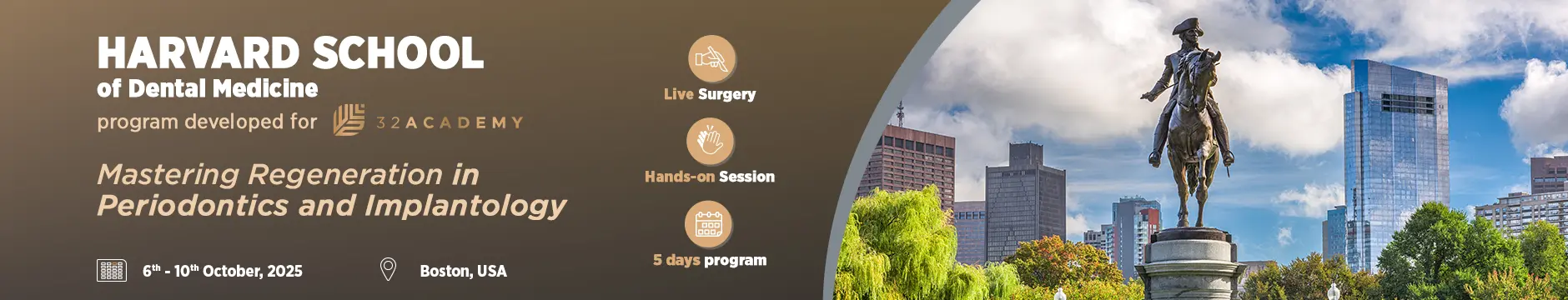 Hardvard Mastering Regeneration In Periodontics And Implantology External 1880×360