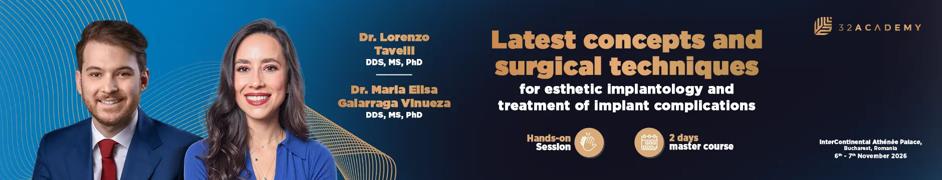 Latest concepts and surgical techniques for esthetic implantology and treatment of implant