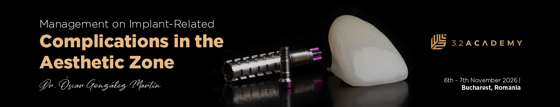 Management Of Implant Related Complications In The Aesthetic Zone 1880x360
